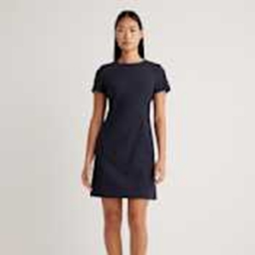 Quince Italian Wool Navy Dress Size 6
